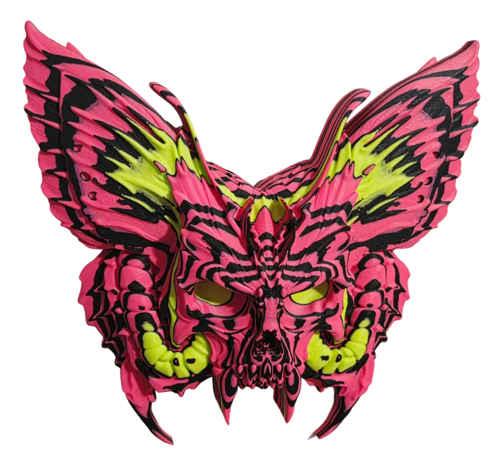 Neon Skull-Fly (Pink)