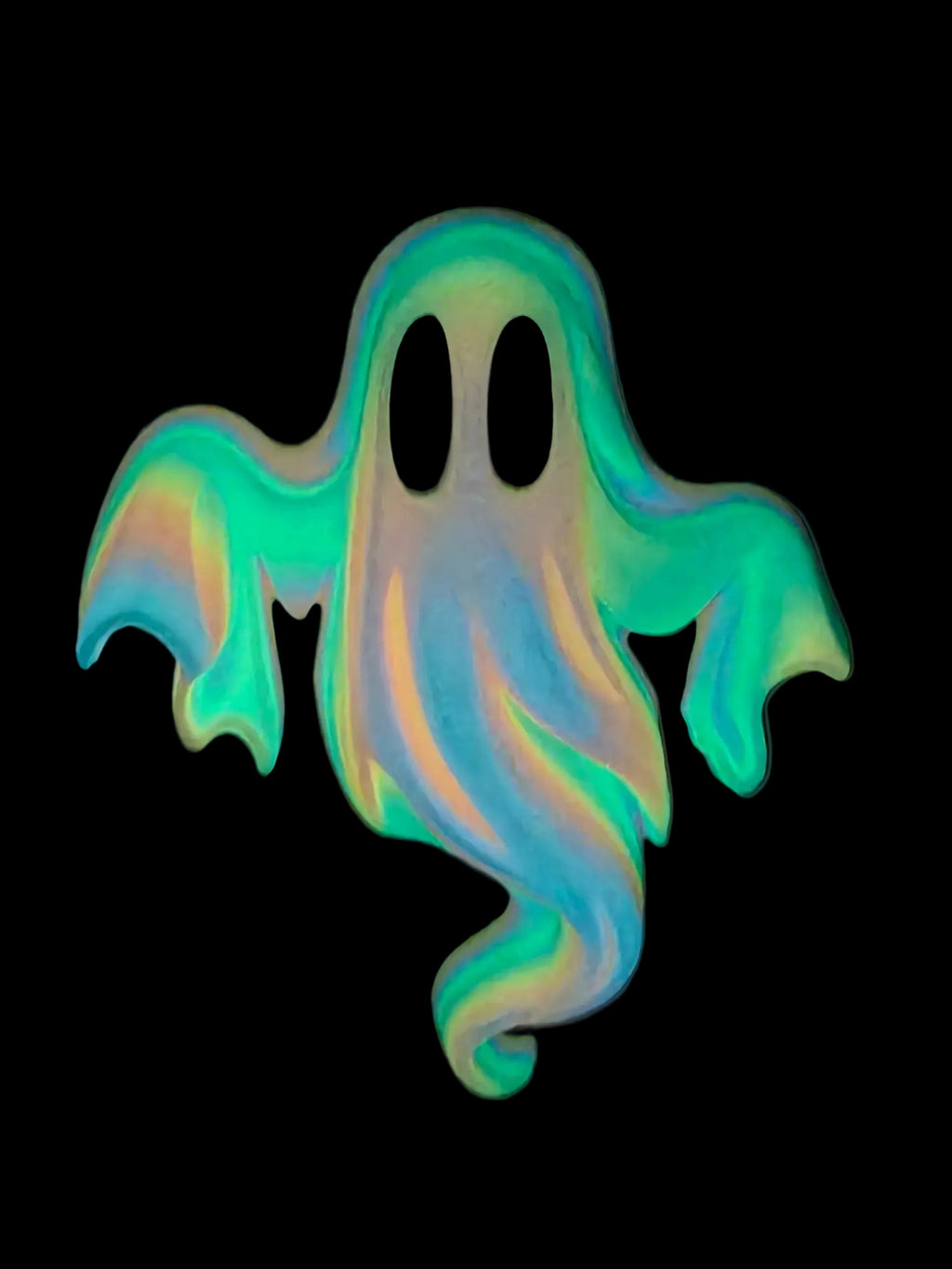 👻 Rainbow Glow Ghost Magnet 👻