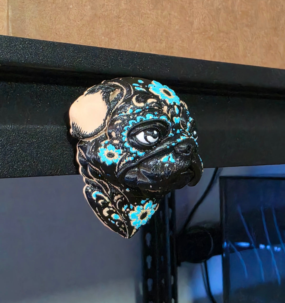 SugarSkull Pug Magnet