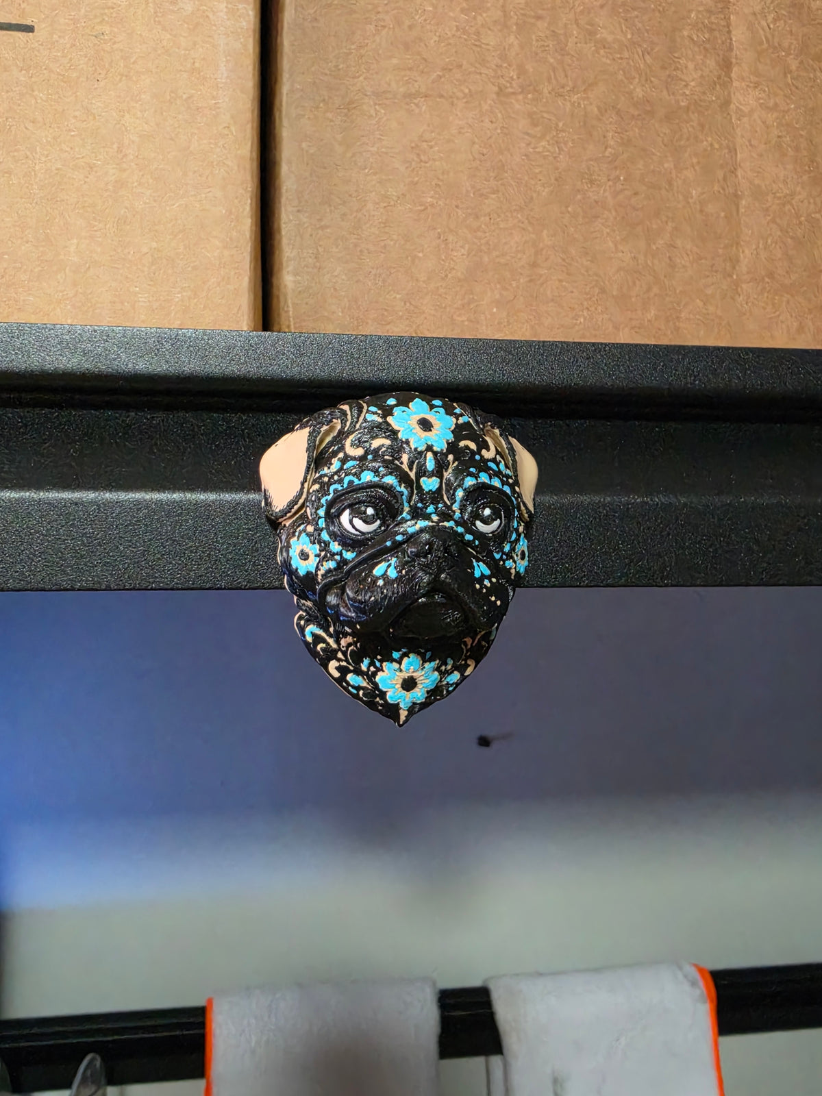 SugarSkull Pug Magnet