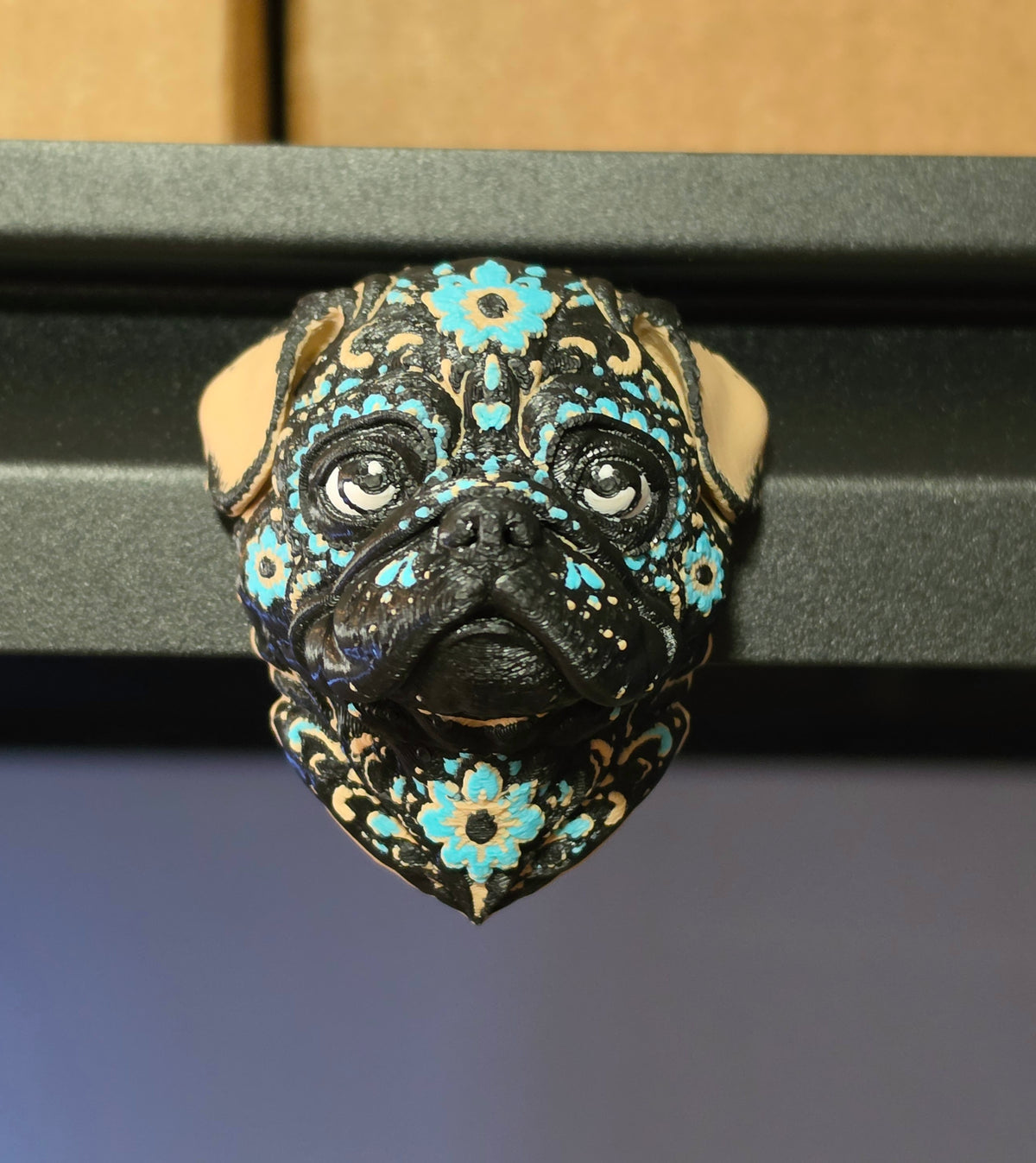 SugarSkull Pug Magnet
